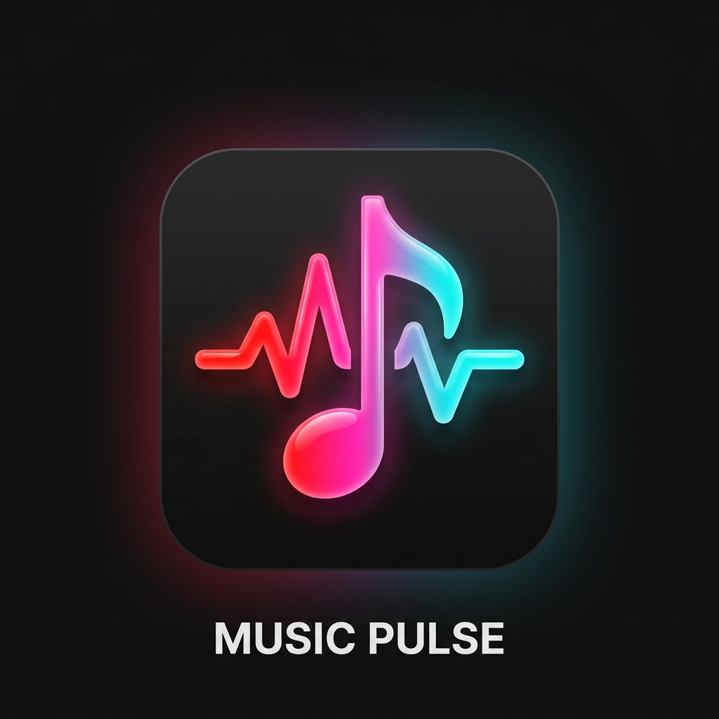 MusicPulse logo — Chrome extension for identifying remixes, edits, and sped-up songs in social clips